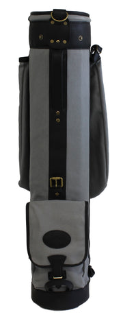 6.5&quot; Vintage Grey Canvas Carry Golf Bag | Louisville Golf