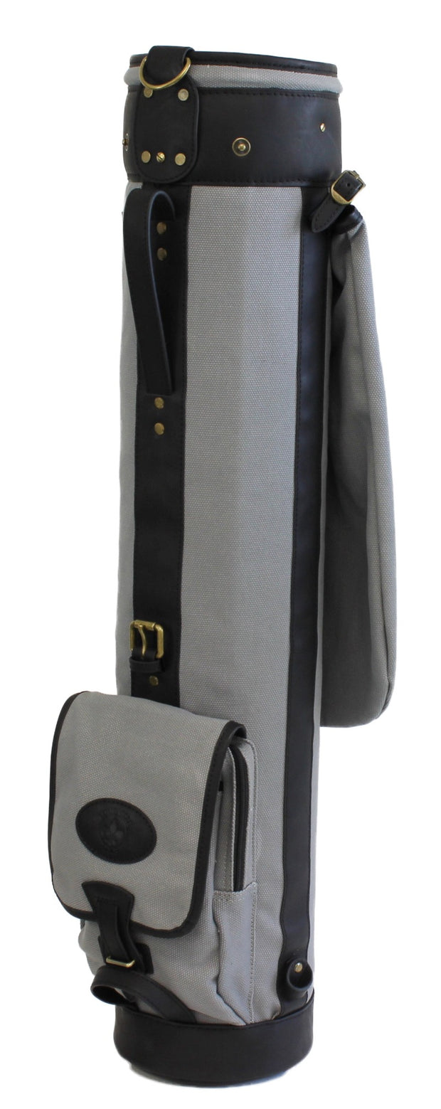 6.5&quot; Vintage Grey Canvas Carry Golf Bag | Louisville Golf